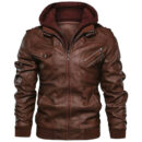 Ligerking - Vegvisir Leather Jacket A35