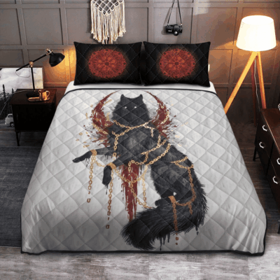 Ligerking Quilt Bed Set - VIKING QUILT BEDDING SET - FENRIR
