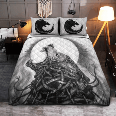 Ligerking Quilt Bed Set - VIKING QUILT BEDDING SET - FENRIR