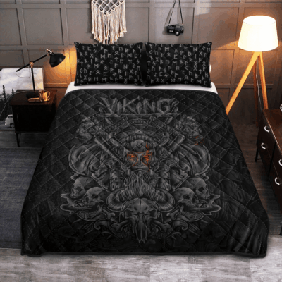 Ligerking Quilt Bed Set - VIKING QUILT BEDDING SET - WARRIOR RUNE