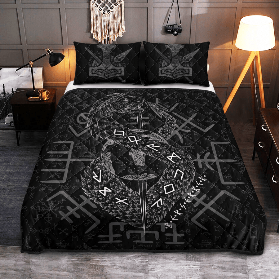 Ligerking Quilt Bed Set - VIKING QUILT BEDDING SET - JÃ–RMUNGANDR