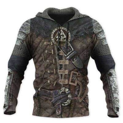 Ligerking Clothing - Warrior Armor Viking Hoodie