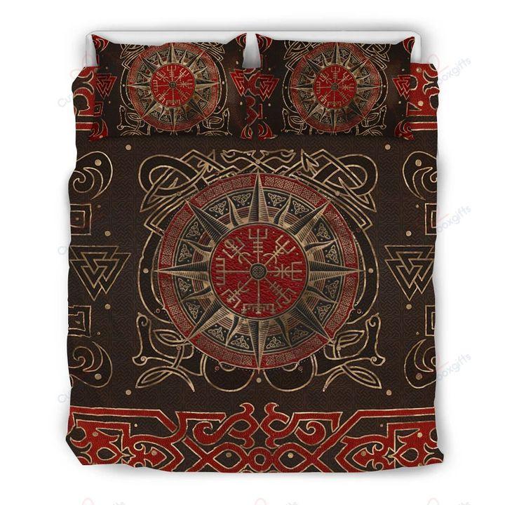 Ligerking Bedding Set - Vegvisir Viking Compass Ornament - HP