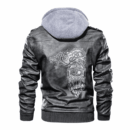 Ligerking - Viking Fenrir and Odin Celtic Style Leather Jacket A35