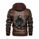 Ligerking - Viking Bringers of Doom Fenrir,Skoll and Hati Leather Jacket A35