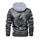 Ligerking - Viking Bringers of Doom Fenrir,Skoll and Hati Leather Jacket A35