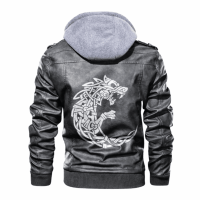 Ligerking - Viking Fenrir Leather Jacket A35