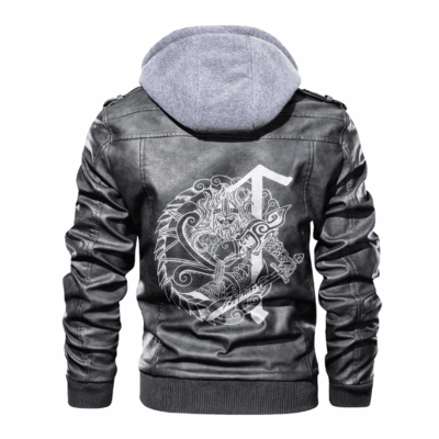 Ligerking - Viking Freyr Leather Jacket A35