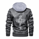 Ligerking - Viking Cross Celtic Leather Jacket A35