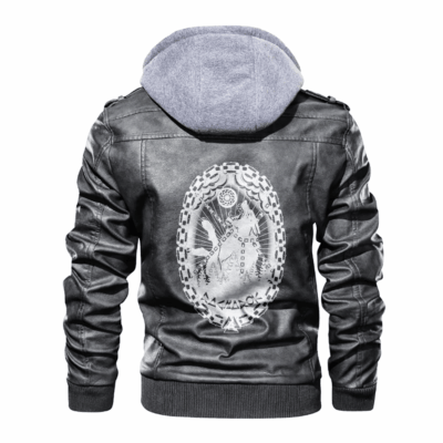 Ligerking - Viking Fenrir Ragnarok Leather Jacket A35