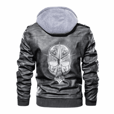 Ligerking - Viking Gungnir and Buffalo Leather Jacket A35