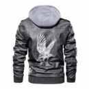 Ligerking - Viking Raven and Rose Leather Jacket A35