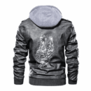Ligerking - Viking Bear Berserker Leather Jacket A35