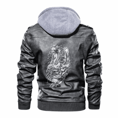 Ligerking - Viking Bear Berserker Leather Jacket A35