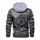Ligerking - Viking Wolf Red Eyes Leather Jacket A35