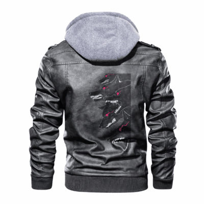 Ligerking - Viking Wolf Red Eyes Leather Jacket A35