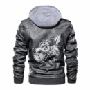 Ligerking - Viking Skoll Leather Jacket A35