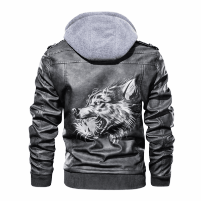 Ligerking - Viking Skoll Leather Jacket A35