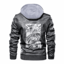Ligerking - Viking Son of Odin Asgard Leather Jacket A35
