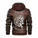 Ligerking - Viking Warrior Leather Jacket A35