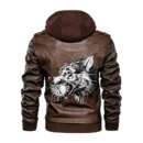 Ligerking - Viking Skoll Leather Jacket A35