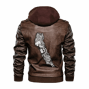 Ligerking - Viking Viking Fenrir and Thor Leather Jacket A35