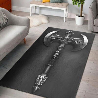 Ligerking Home Decor - Death and Compass Tattoo Area Rug A35