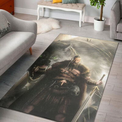 Ligerking Home Decor - Fenrir and Tyr Area Rug A35