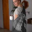 Ligerking Hooded Blanket - Raven Hugin and Munin of Asgard A35