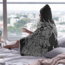 Ligerking Hooded Blanket - Raven Hugin and Munin of Asgard A35