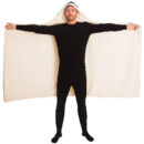 Ligerking Hooded Blanket - Raven Hugin and Munin of Asgard A35