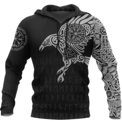 Ligerking - The Raven Of Odin Tattoo Special Hoodie A7