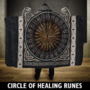 Ligerking Hooded Blanket - A Circle Of Healing Runes A7