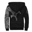Ligerking The Raven of Odin Sherpa Hoodie A7