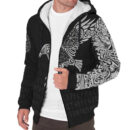 Ligerking The Raven of Odin Sherpa Hoodie A7