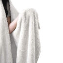Ligerking Hooded Blanket - Hugin and Munin With Horn of Odin on Rune A35