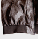 Ligerking - Red Moon Black Crow Gothic Animal Bird Spooky Forest Raven Leather Jacket A35