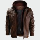 Ligerking - Vegvisir Leather Jacket A35