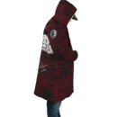 Ligerking Cloak - Raven of Odin and Symbol Viking on Blood Background A27