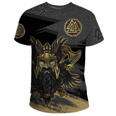 Ligerking Odin T-Shirt Valknut, The Symbol of Odin A7