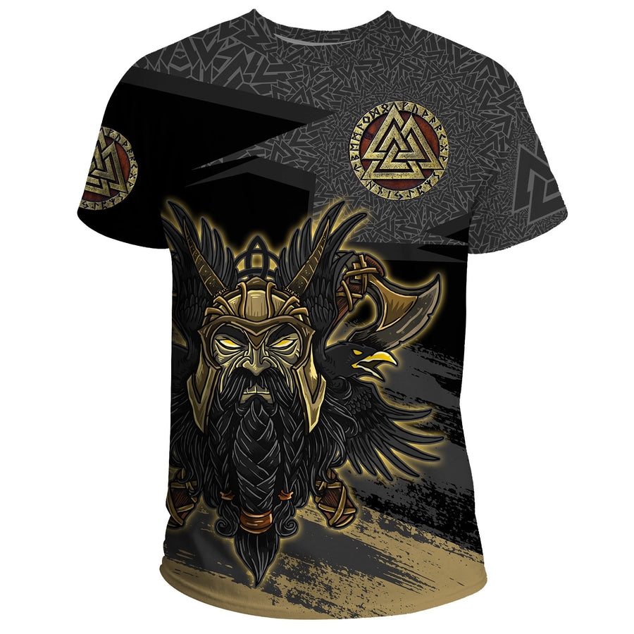 Ligerking Odin T-Shirt Valknut, The Symbol of Odin A7