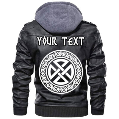 (Custom) Ligerking - Ancient Vessel ShishLogo Leather Jacket A35