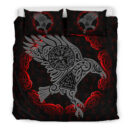 Ligerking - The Raven Of Odin Tattoo Bedding Set A7