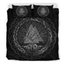 Ligerking Bedding Set, Celtic And Valknut and Tree of Life Yggrdrasil A7