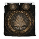 Ligerking Bedding Set, Celtic And Valknut and Tree of Life Yggrdrasil A7
