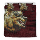 Ligerking Bedding Set - Fenrir On The Blood Moon Background A27