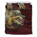 Ligerking Bedding Set - Fenrir On The Blood Moon Background A27
