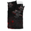 Ligerking Bedding Set - The Raven Of Odin Rune Blood A27