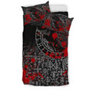 Ligerking Bedding Set - Odin Raven Rune Futhark Blood A27