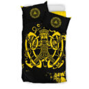 Ligerking Bedding Set, Loki Bound Triskele Rune Gold A31